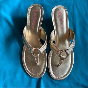 Lilly Pulitzer Small Sandal Wedge Heels